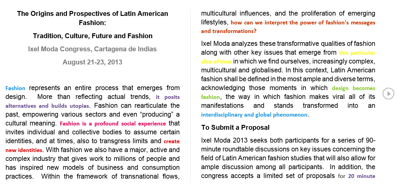 Ixel Moda 2013 Call for Papers Image to Doc